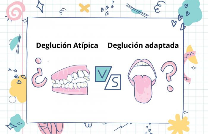 diferencias entre deglucion adaptada y deglucion atípica