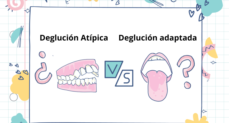 diferencias entre deglucion adaptada y deglucion atípica