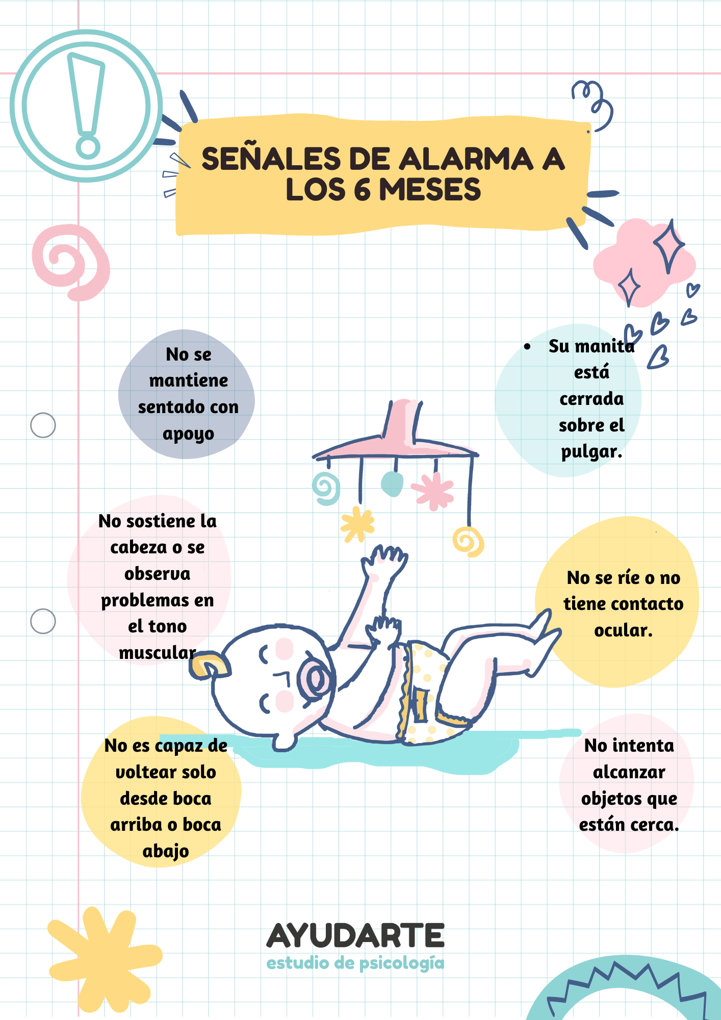 signos de alarma en bebes de 6 meses
